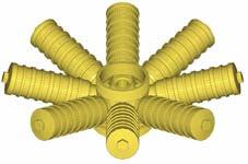Mineral Tank, Distributor, HUB & LATERALS