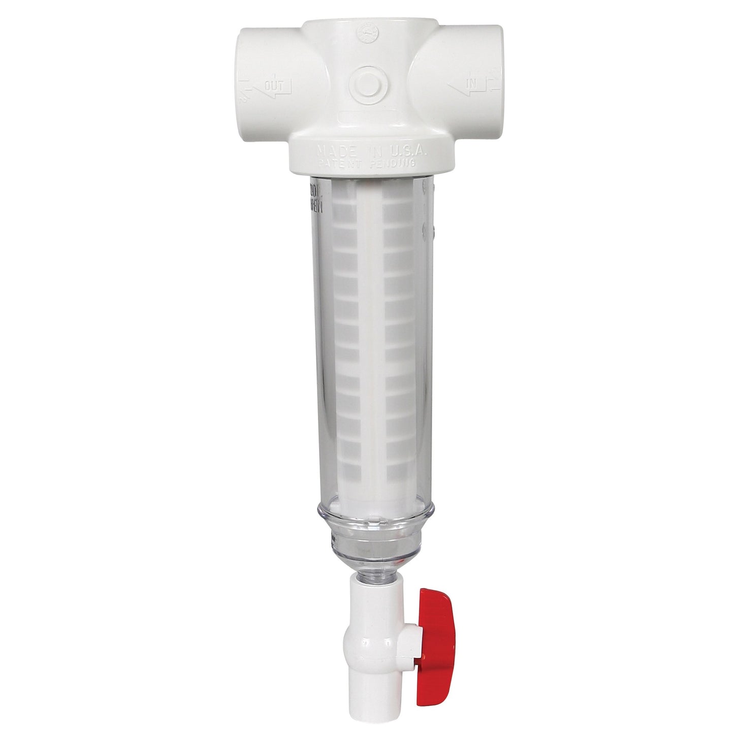 Filter RUSCO SPIN DOWN Polyester Filters with Manual Flush Valve