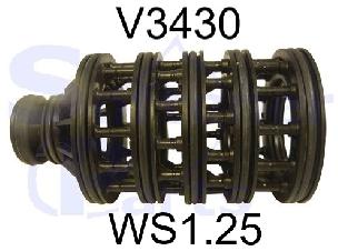 Clack, Spacer Stack Assembly, WS1.25, V3430