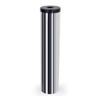Mineral Tank Wrap-Around Jacket, STAINLESS STEEL with Black Cap