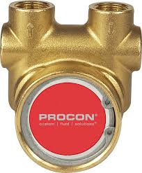 Pump, PROCON, Series-2, Brass, 3/8" Female Threads, CLAMP-ON