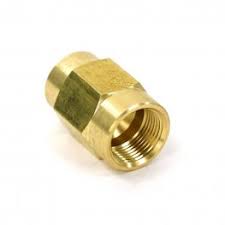 Fleck, Drain Line Flow Control, Housing, Brass, 3/4" FIP x 3/4" FIP, 60365-00