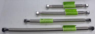 Flex Connector, SS, 3/4" FIP x 3/4" FIP x 36" Length