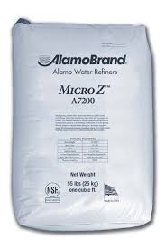 Water Filtration Media, MICRO-Z, 55#, 1 cu/ft Bag, 55lbs.