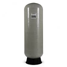 MINERAL TANK Diameter 24" x 72" Tall Gray with 4" Top Hole