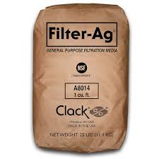 Media, FILTER-AG, 25#, 1 cu/ft Bag, For Turbidity & Sediment
