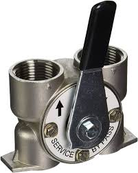 Fleck Part, BY-PASS VALVE (Stainless Steel) 1", Fleck No. 60041