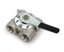 Fleck, Bypass Valve, Stainless Steel, 3/4", 60040