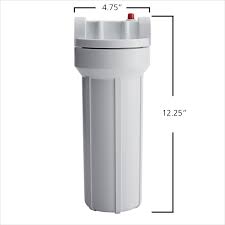 Filter HOUSING Diameter 2.5" Length 10" with/Pressure Relief Valve