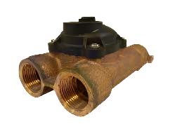 Fleck Part, METER ASSEMBLY (Brass) 3/4" x 1" FIP, 9000/9100/9500
