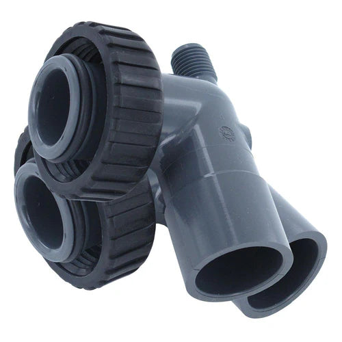 Clack, Installation Adapter, Plastic, Elbow, WS1/WS1.25 x 1" & 3/4" PVC, V3007-01