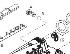Autotrol Part, 268, DRAIN CONTROL ASSEMBLY (4)