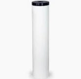 Mineral Tank Wrap-Around Jacket, WHITE with Black Cap
