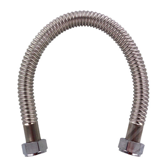 Flex Connector, Stainless Steel, FIP x FIP x Length