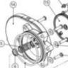 Clack Part, WS1 Twin, Internal Assemblies, T1 Transfer Drive Cap (14)