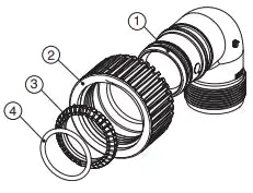 Clack Part, WS1.5P, Connection Fittings