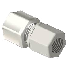 Fittings, Plastic, Jaco, CONNECTOR (Compression x FEMALE Threads)