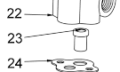 Fleck Part, Injector 1600 Assembly, GASKETs