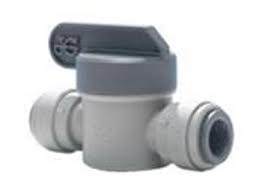 Fittings, Plastic, John Guest, VALVES, Inline