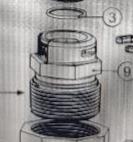 Clack Part, WS3, Drain Fitting Straight without Silencer, DLFC ADAPTER (9)