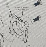 Clack Part, WS3, DLFC, 1.5", OUTLET FLANGE (2)