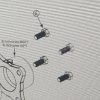 Clack Part, WS3, DLFC, 1.5", BOLT HEXHD SS HCS 5/16-18X3/4 (5)