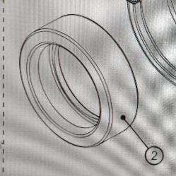 Clack Part, WS2 2 1/2, Groove Lock Clamp, SEAL 2.5 (2)