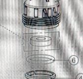 Clack Part, WS3, Drain Fitting Straight without Silencer, DLFC WASHERS (7)