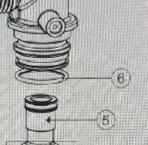 Clack Part, WS3, Drain Elbow 3/4" Male NPT without Silencer, O-RING 019 (6)