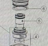 Clack Part, WS3, Drain Elbow 3/4" Male NPT without Silencer, DLFC RETAINER (5)