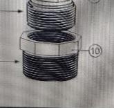 Clack Part, WS3, Drain Fitting Straight without Silencer, BUSHING 1.5"X1.25" (10)