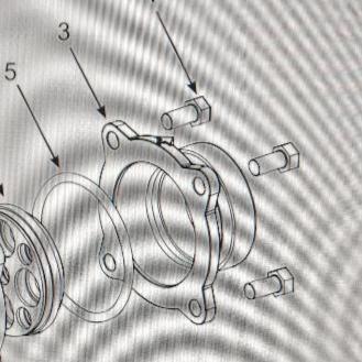 Clack Part, WS3, DLFC 2", OUTLET FLANGE (3)