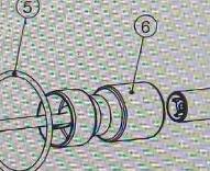 Clack Part, WS2H/3, Internal, PISTON