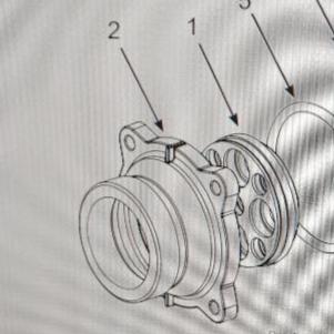 Clack Part, WS3, DLFC 2", INLET FLANGE (2)